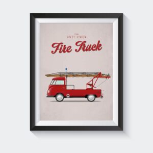 Firetruck koenmeloen t1 type2 poster