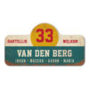 Van-den-Berg-naambord-koenmeloen-blauw-wit-geel-rood rallybord