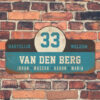Van-den-Berg-naambord-koenmeloen-blauw-zwart-wit-muur rallybord