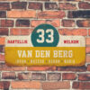Van-den-Berg-naambord-koenmeloen-geel-wit-blauw-rood rallybord