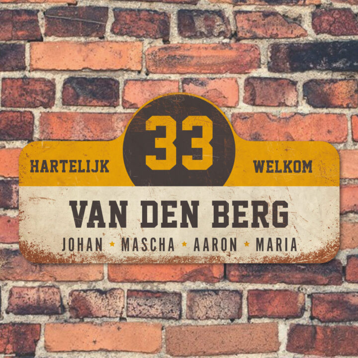 Van-den-Berg-naambord-koenmeloen-wit-geel-zwart-muur rallybord