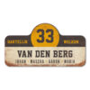Van-den-Berg-naambord-koenmeloen-wit-zwart-geel rallybord