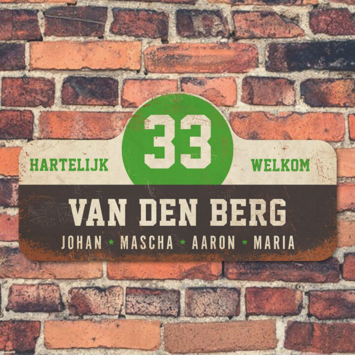 Van-den-Berg-naambord-koenmeloen-zwart-wit-groen-muur rallybord