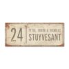Naambord-Stuyvesant-vintage-koenmeloen-voordeur-wit-grijs