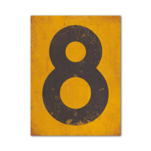 koenmeloen-huisnummer-bord-staand-type-1-geel-zwart