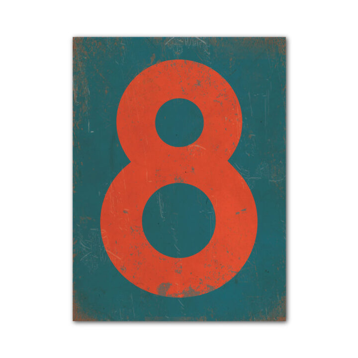 koenmeloen-huisnummer-bord-staand-type-1-petrol-blauw-rood