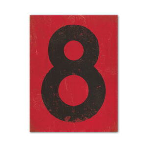 koenmeloen-huisnummer-bord-staand-type-1-rood-zwart