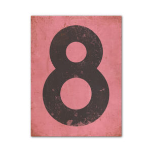 koenmeloen-huisnummer-bord-staand-type-1-roze-zwart