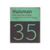 Naambord-Huisman-22-vlakken-nummer-onder-Koenmeloen--zwart-mint