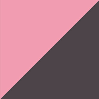 Naambordje voordeur Stuyvesant – Roze Zwart