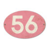 Koenmeloen-Huisnummer-bord-ovaal-roze-wit
