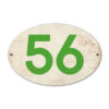 Koenmeloen-Huisnummer-bord-ovaal-wit-groen