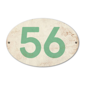 Koenmeloen-Huisnummer-bord-ovaal-wit-mint
