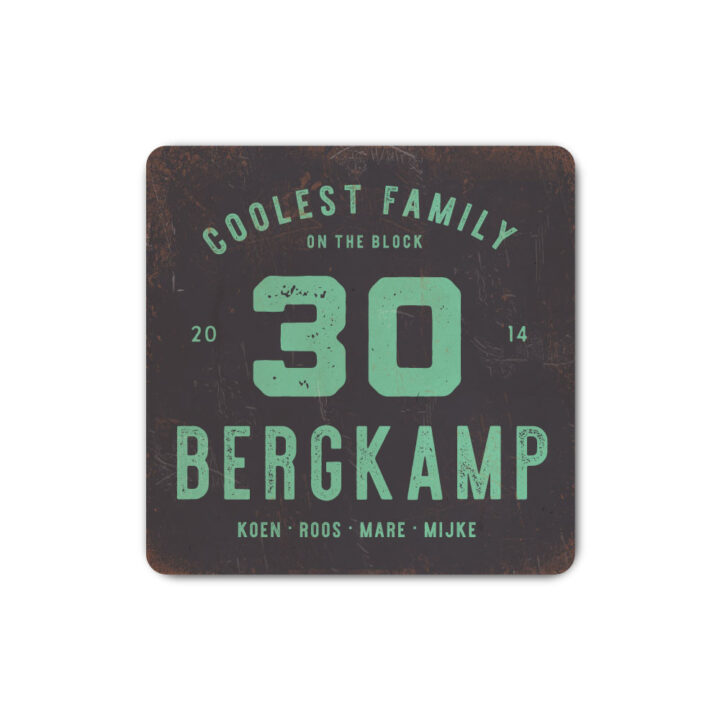 Naambord-Bergkamp-koenmeloen-zwart-mint