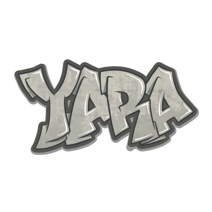 Koenmeloen Graffiti Sticker Wildstyle 2 Beton   Yara