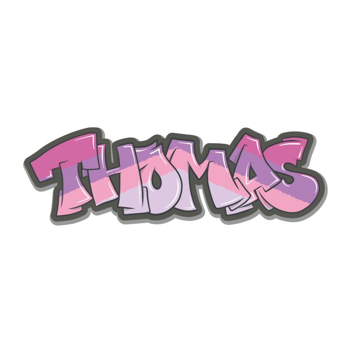 Koenmeloen Graffiti Sticker Wildstyle 2 Multicolor pink   Thomas