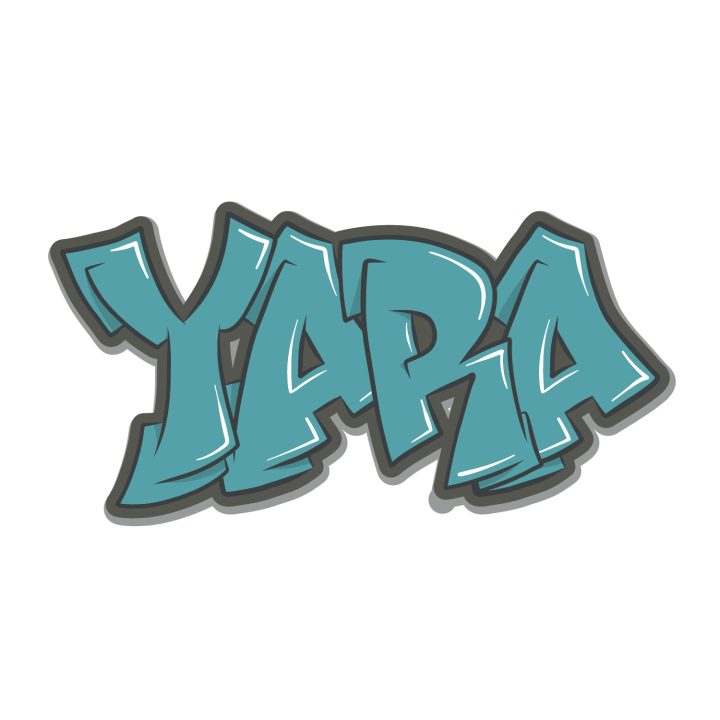 Koenmeloen Graffiti Sticker Wildstyle 2 Olympia Blue   Yara