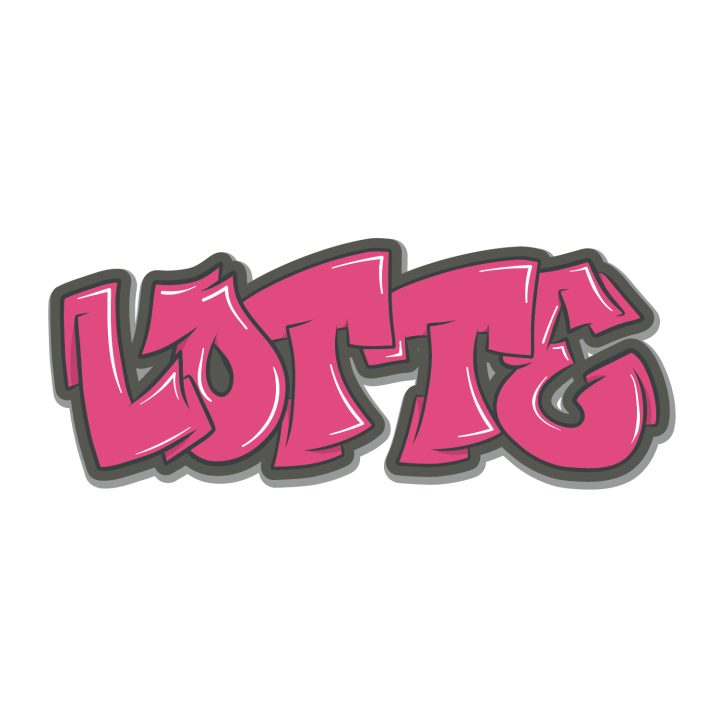 Koenmeloen Graffiti Sticker Wildstyle 2 Psycho Pink   Lotte