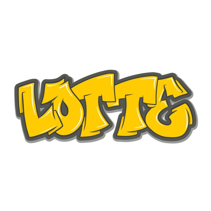 Koenmeloen Graffiti Sticker Wildstyle 2 Signal Yellow   Lotte