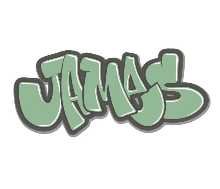 Koenmeloen Graffiti Sticker Wildstyle-James-Reed