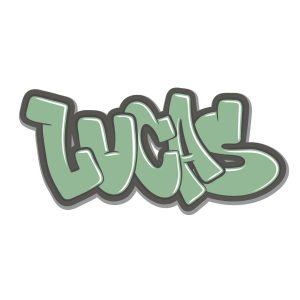 Koenmeloen Graffiti Sticker Wildstyle-Lucas-Reed
